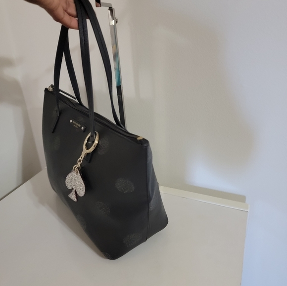NWOT Kate Spade New York Haven Lane polka dot tote - Picture 7 of 8
